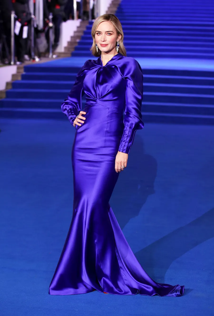 Emily Blunt attends the European Premiere of 