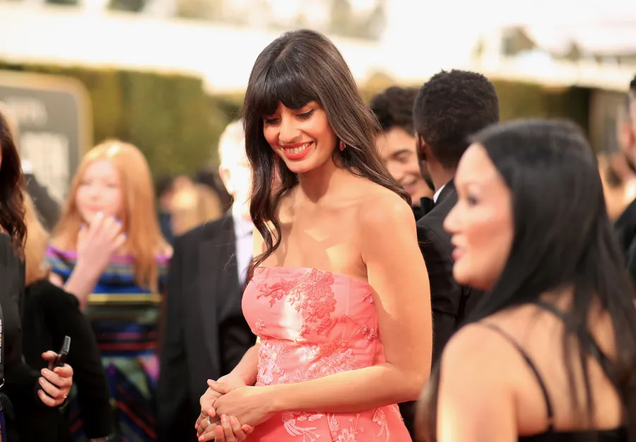 Jameela Jamil arrives to the 76th Annual Golden Globe Awards 2019
