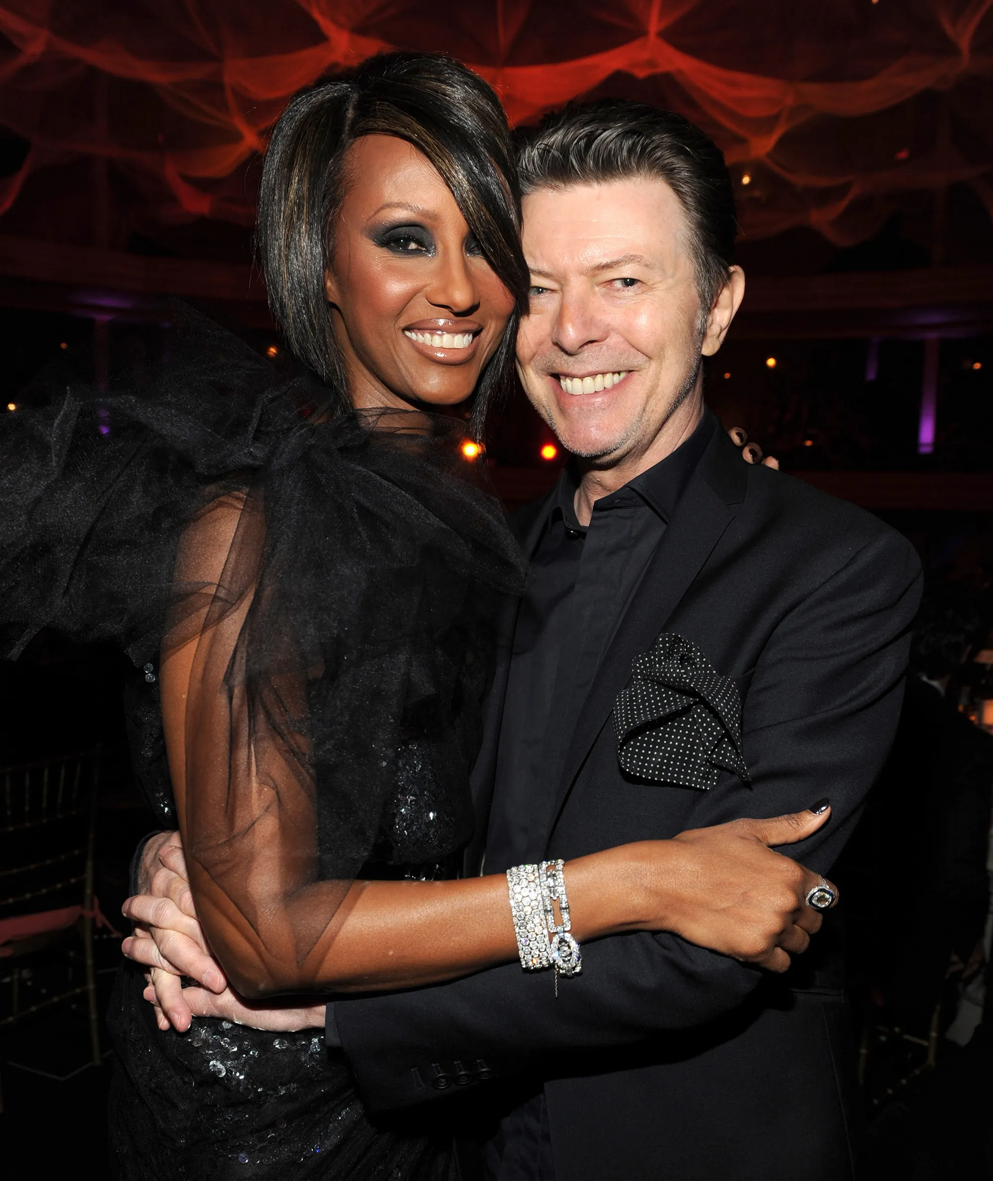 Iman and David Bowie birthday