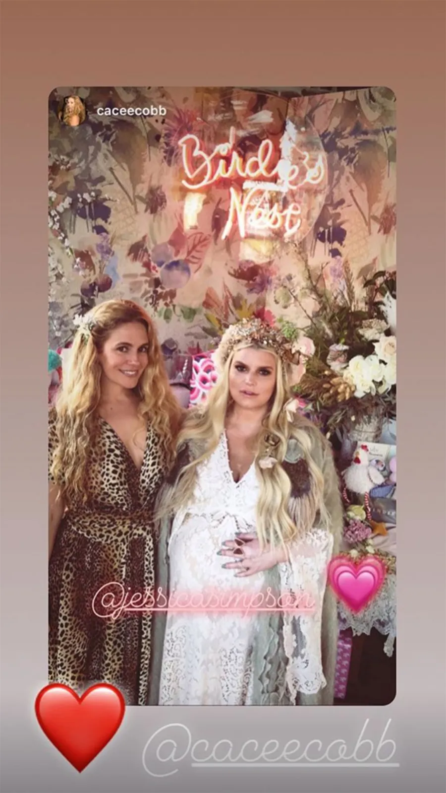 jessica simpson baby shower