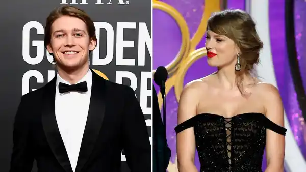Joe Alwyn and Taylor Swift Get Flirty at the Golden Globes 2019