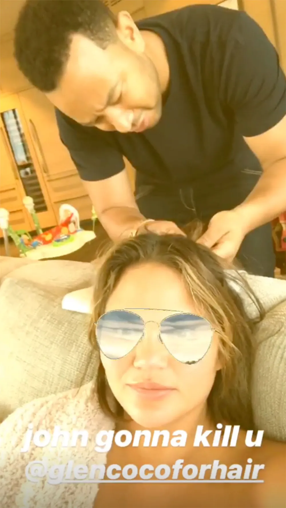 Chrissy Teigen and John Legend