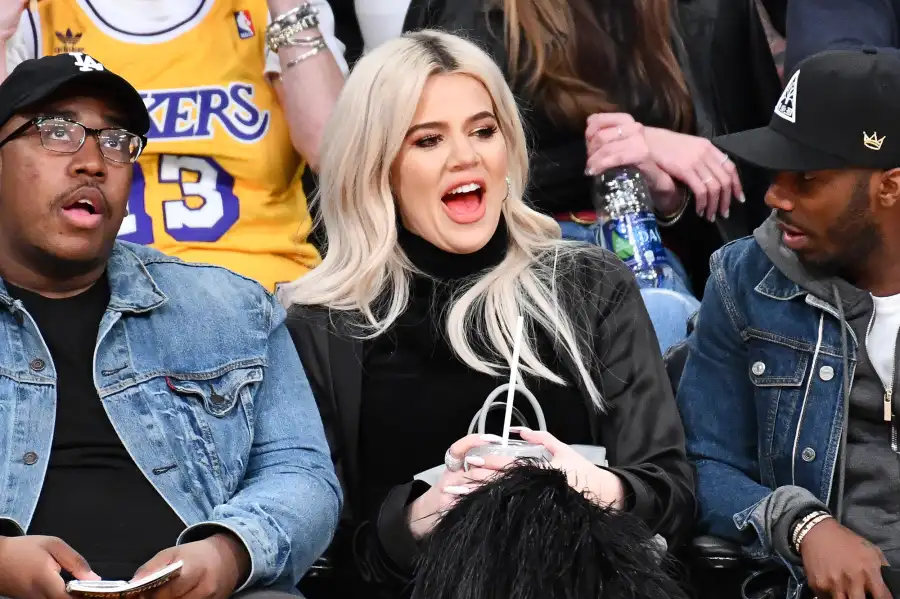 Khloe Kardashian Supports Beau Tristan Thompson Courtside at Cleveland Cavaliers Game