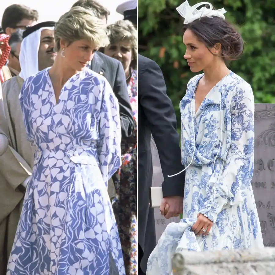Every Time Meghan Markle Paid Homage to Princess Diana Through Style
