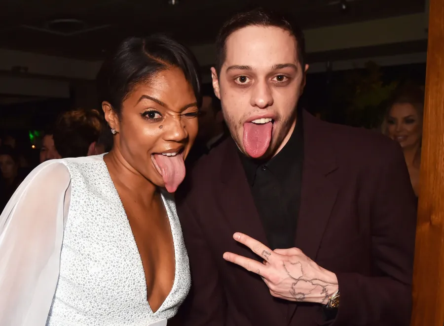 Pete Davidson Parties at Golden Globes With Machine Gun Kelly, Tiffany Haddish