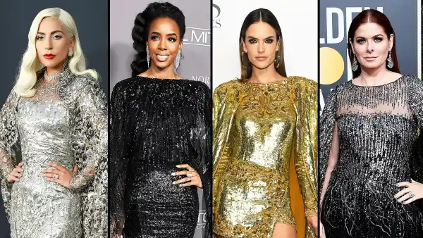 Lady Gaga, Kelly Rowland, Alessandra Ambrosio and Debra Messing