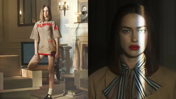 Irina Shayk Stars in Riccardo Tisci's First Campaign for Burberry