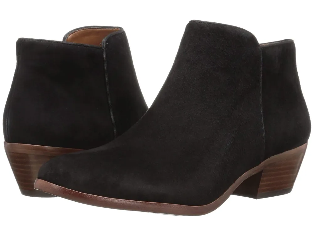 sam edelman black suede booties