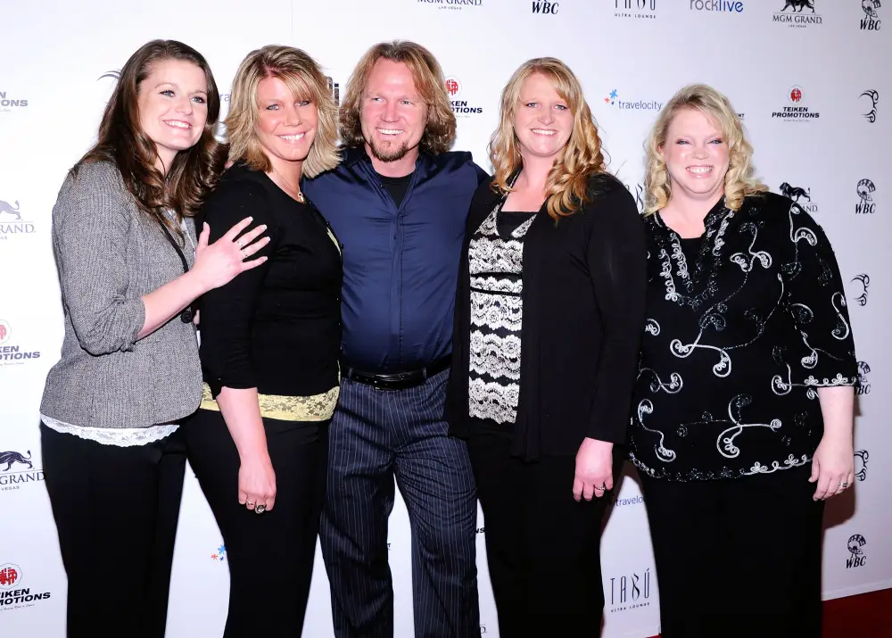 Robyn Brown, Meri Brown, Kody Brown, Christine Brown and Janelle Brown sister wives