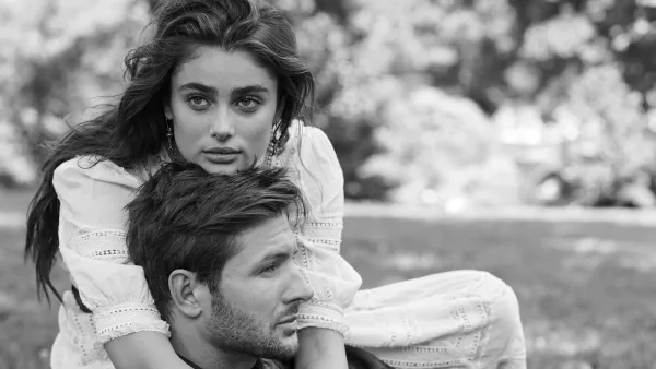 Taylor Hill Talks Filming Her Ralph Lauren Fragrance Campaign With Her Boyfriend and Labradoodle