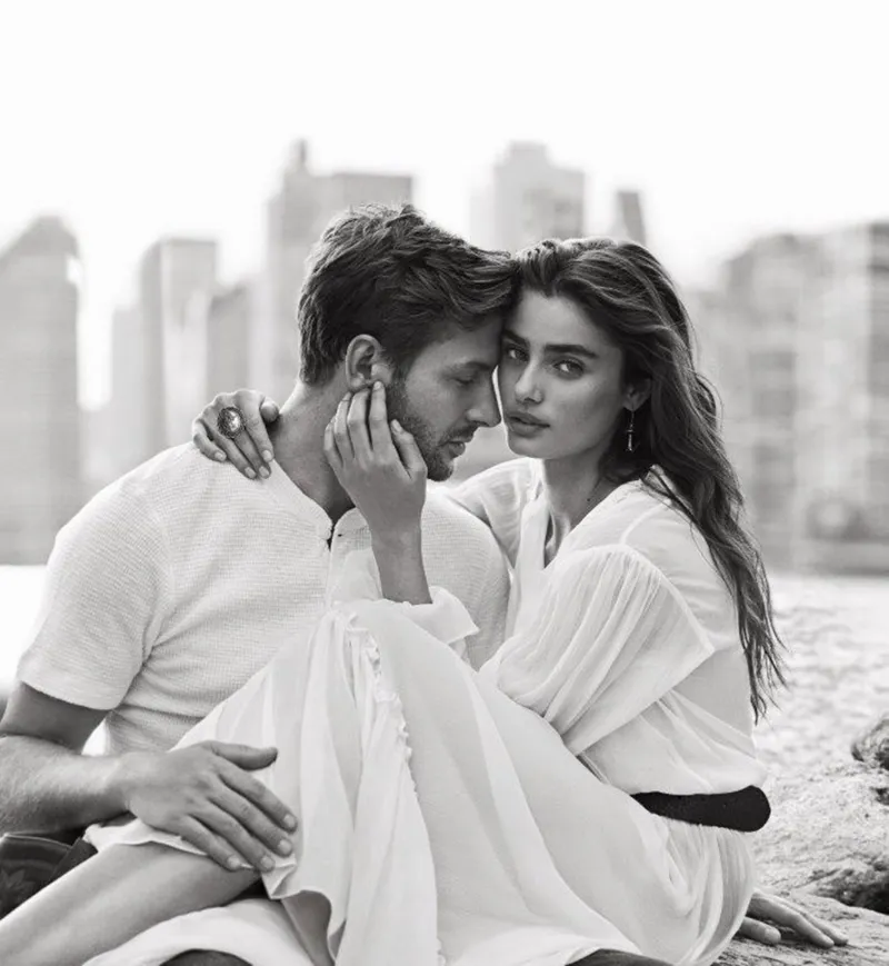 Taylor Hill Talks Filming Her Ralph Lauren Fragrance Campaign With Her Boyfriend and Labradoodle