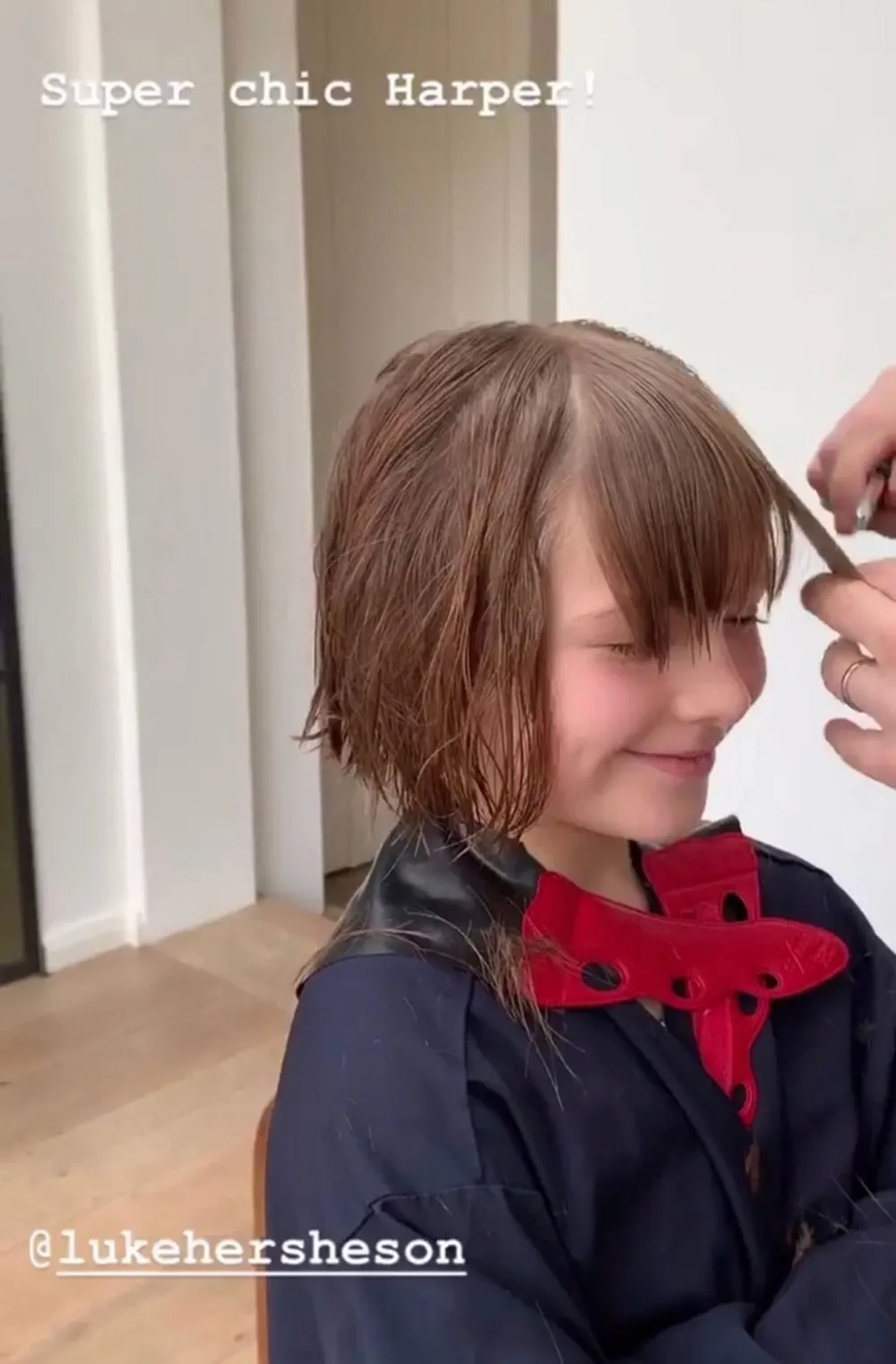 7-Year-Old Harper Beckham Gets a Clean Product Facial From Dr. Barbara Sturm