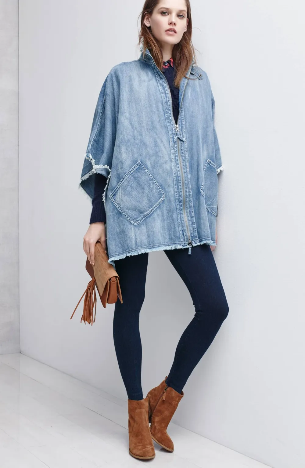 lysse high waist denim leggings