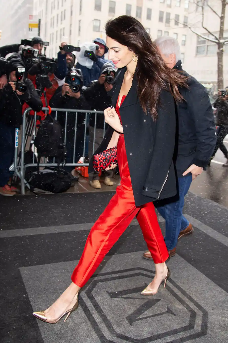 Amal Clooney Goes Red Hot in Her for Latest Look Duchess Meghan¹s Shower