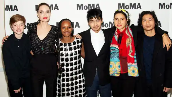 Angelina Jolie Steps Out With Her Kids
