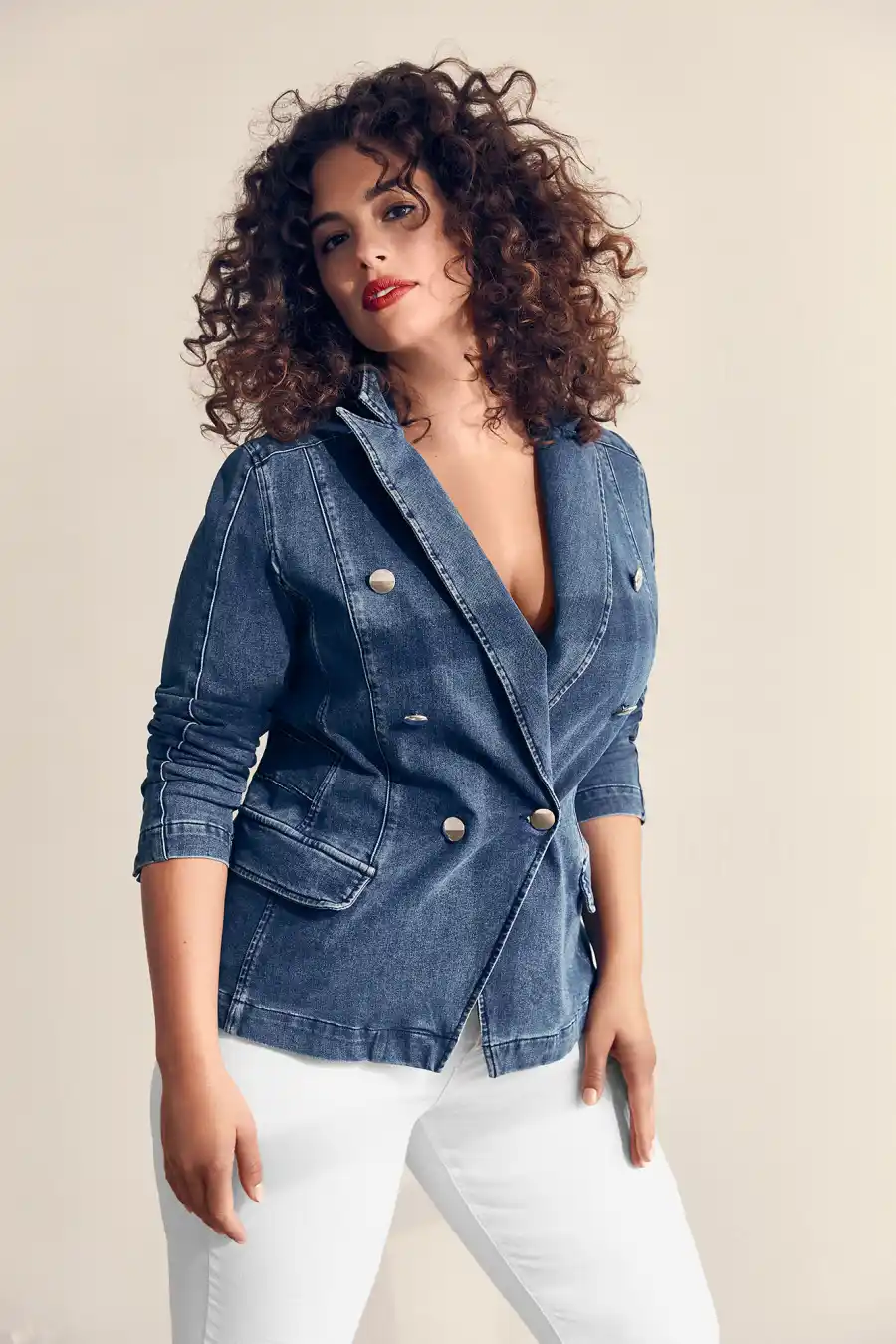 Ashley Graham¹s Latest Marina Rinaldi Denim Collection Is Here