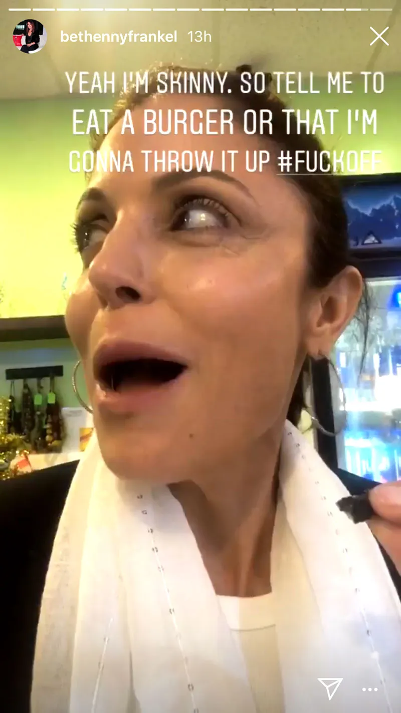 Bethenny Frankel Tells Body-Shamers to &lsquo;F&mdash;ck Off&rsquo;: &lsquo;Yeah I&rsquo;m Skinny&rsquo;