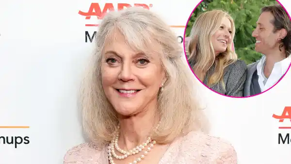 Blythe Danner Gwyneth Paltrow Brad Falchuk Having A Great Time