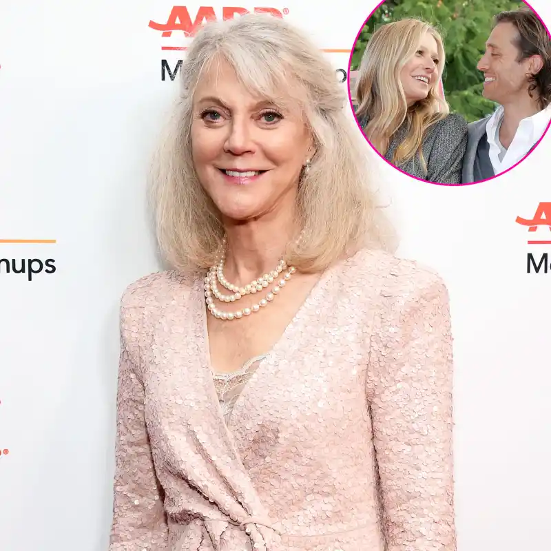 Blythe Danner Gwyneth Paltrow Brad Falchuk Having A Great Time