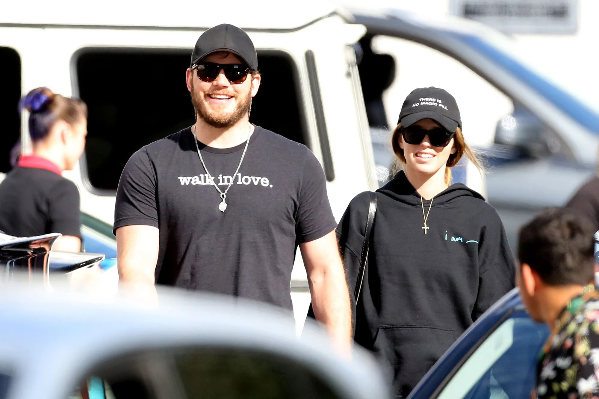 Chris Pratt and Katherine Schwarzenegger Chris Pratt Hilariously Trolls Himself on Fiancee Katherine’s IG