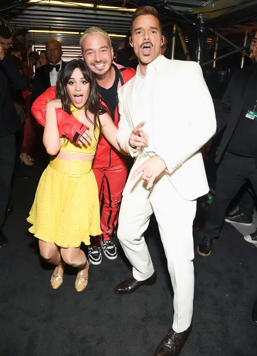 Inside Grammys 2019 Camila Cabello J Balvin Ricky Martin