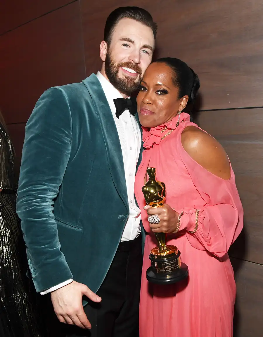Oscars 2019 Afterparties Chris Evans Regina King