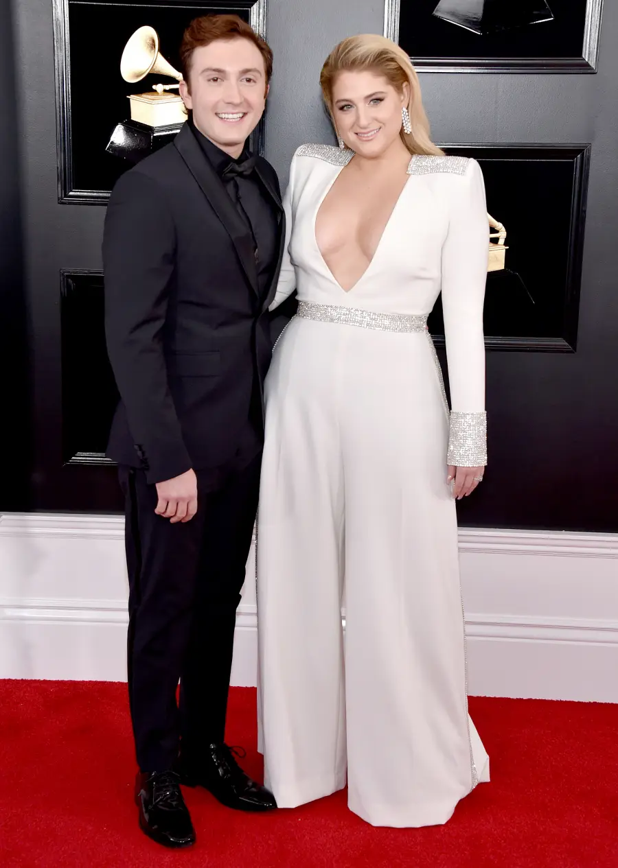 Daryl-Sabara-and-Meghan-Trainor-grammys-2019