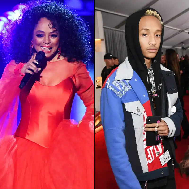 Diana Ross Hands Jaden Smith Microphone Grammys 2019