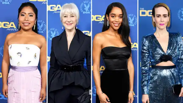 Yalitza Aparicio, Helen Mirren, Laura Harrier and Sarah Paulson