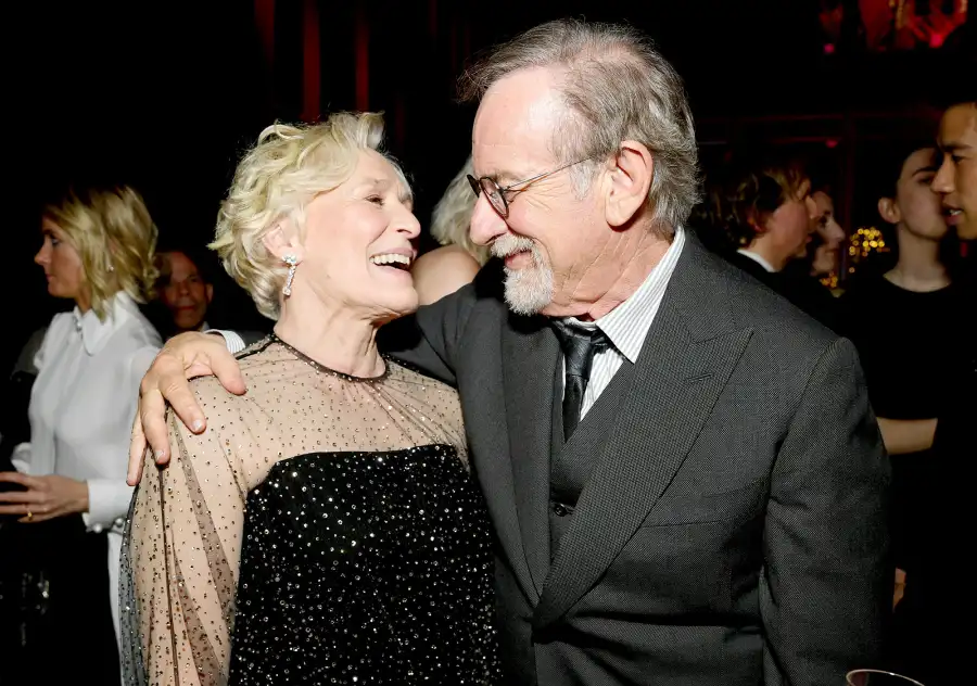 Oscars 2019 Afterparties Glenn Close Steven Spielberg