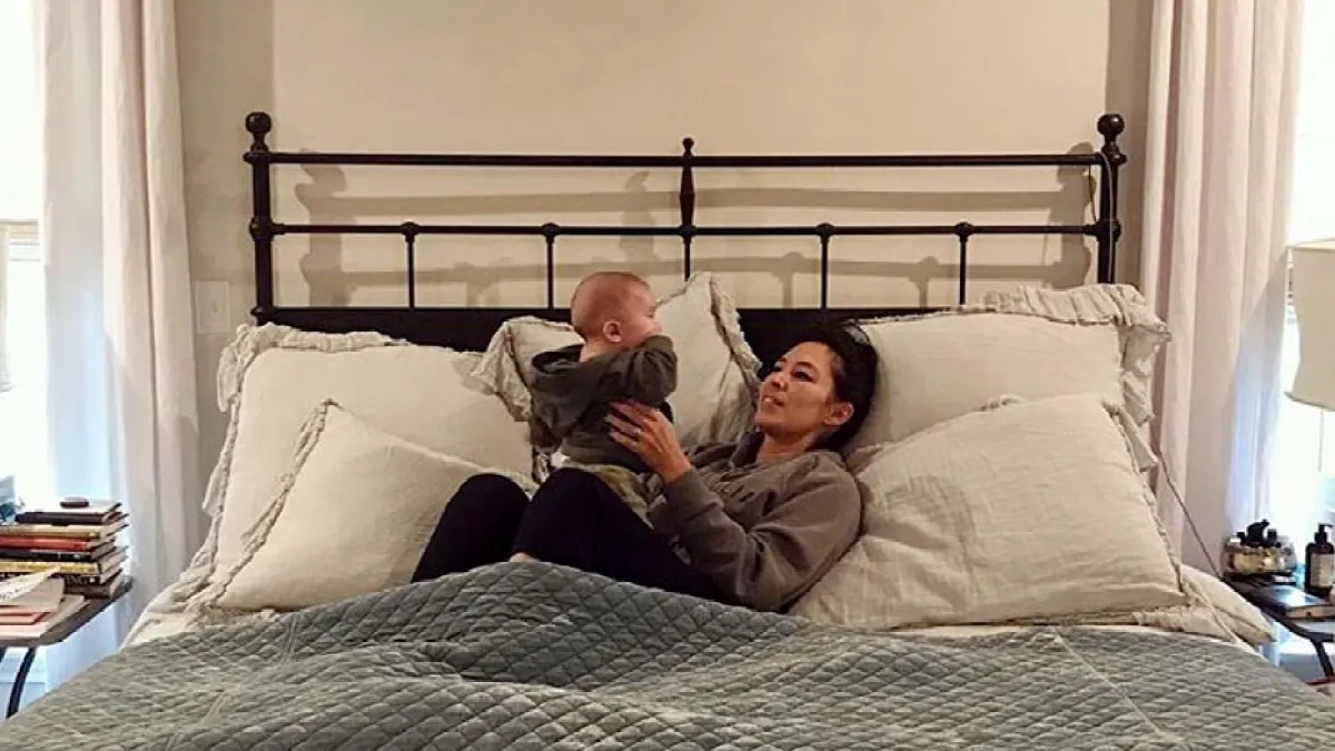 Joanna Gaines Takes 8-Month-Old Son Crew Sledding: ‘My Very Own Snow Angel’