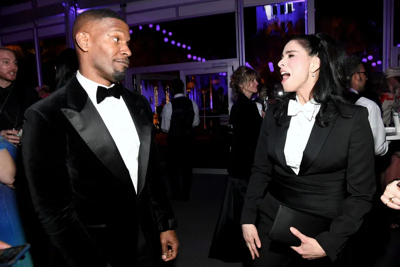 Oscars 2019 Afterparties Jamie Foxx Sarah Silverman