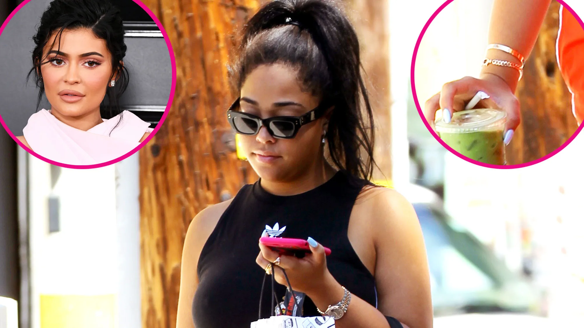 Jordyn Woods Seen Still Wearing the Bracelet Kylie Jenner Gave Her