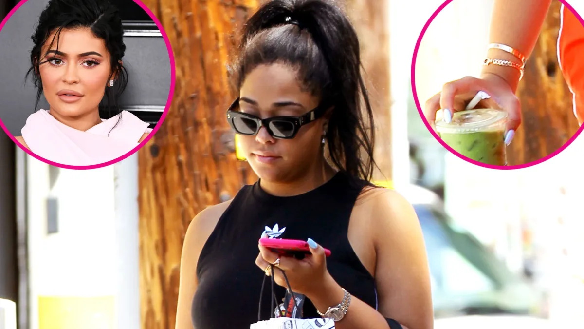 Jordyn Woods Seen Still Wearing the Bracelet Kylie Jenner Gave Her
