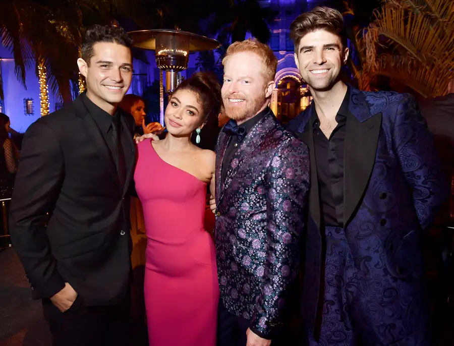 Oscars 2019 Afterparties Wells Adams Sarah Hyland Jesse Tyler Ferguson Justin Mikita