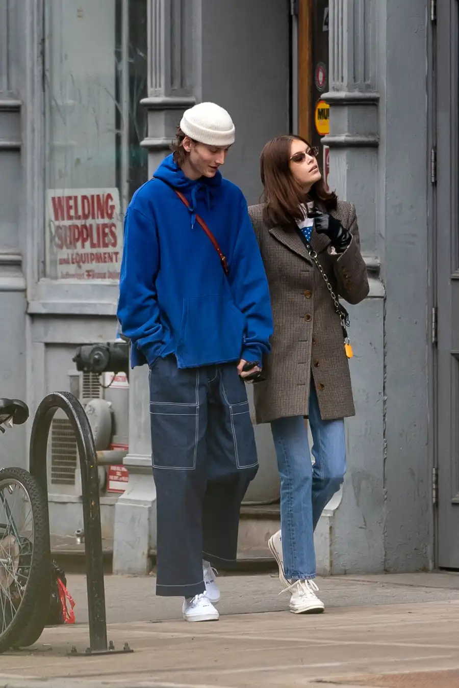 Kaia Gerber Spotted Holding Hands With Wellington Grant