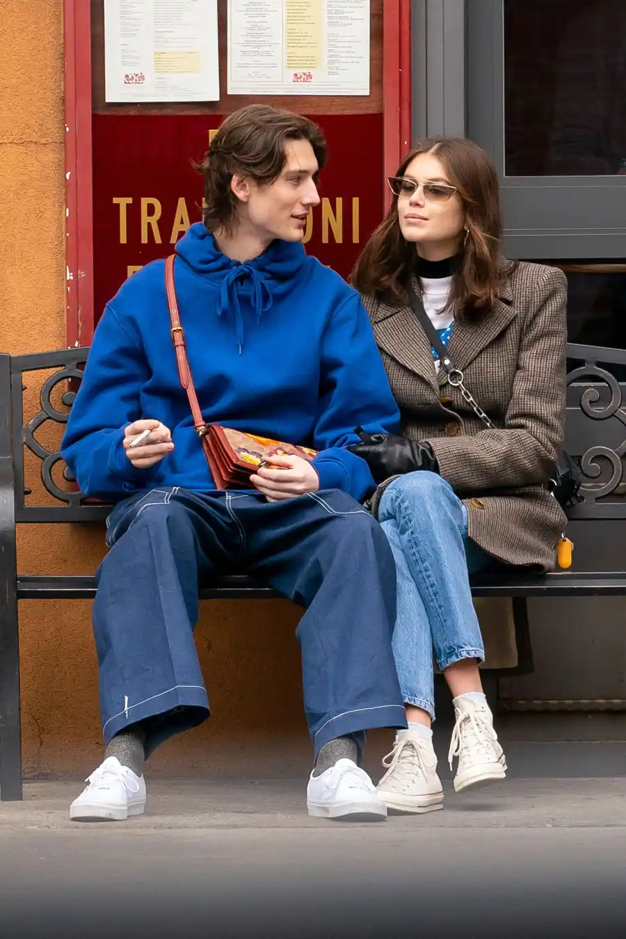 Kaia Gerber Spotted Holding Hands With Wellington Grant