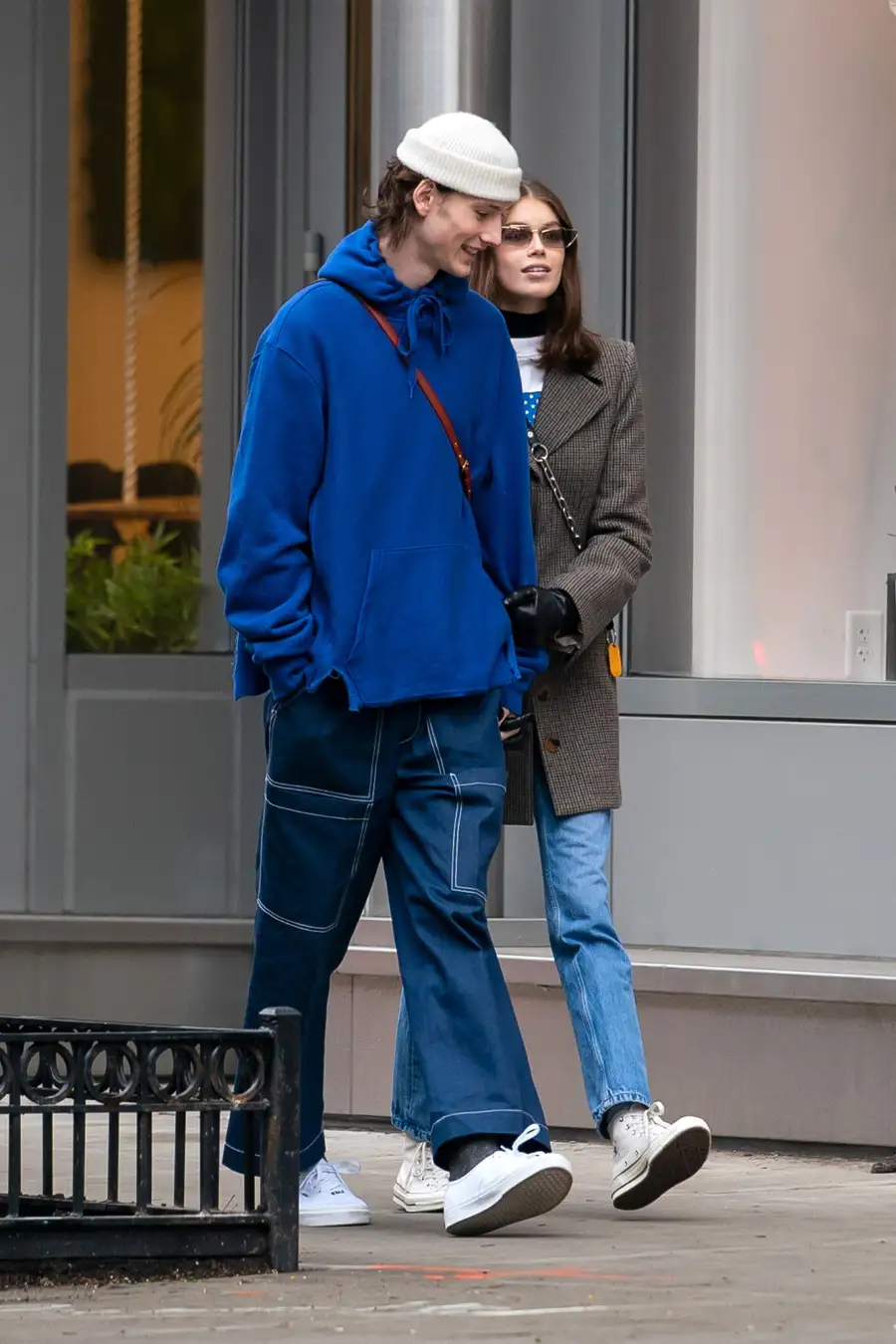 Kaia Gerber Spotted Holding Hands With Wellington Grant