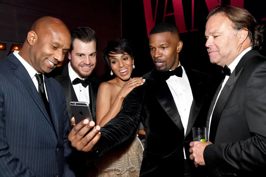 Oscars 2019 Afterparties Kerry Washington Jamie Foxx