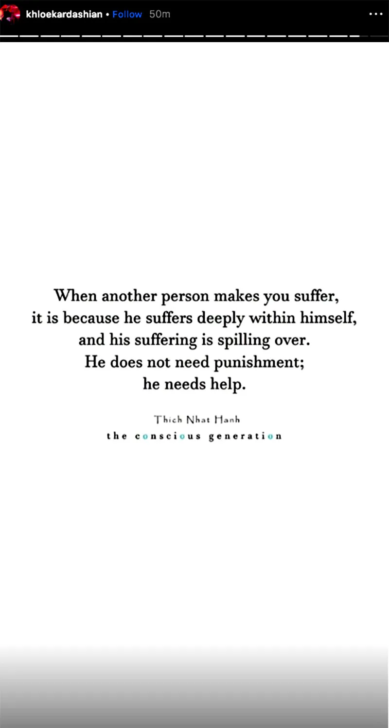 Khloe Kardashian Posts Cryptic Messges Amid Tristan Split Rumors