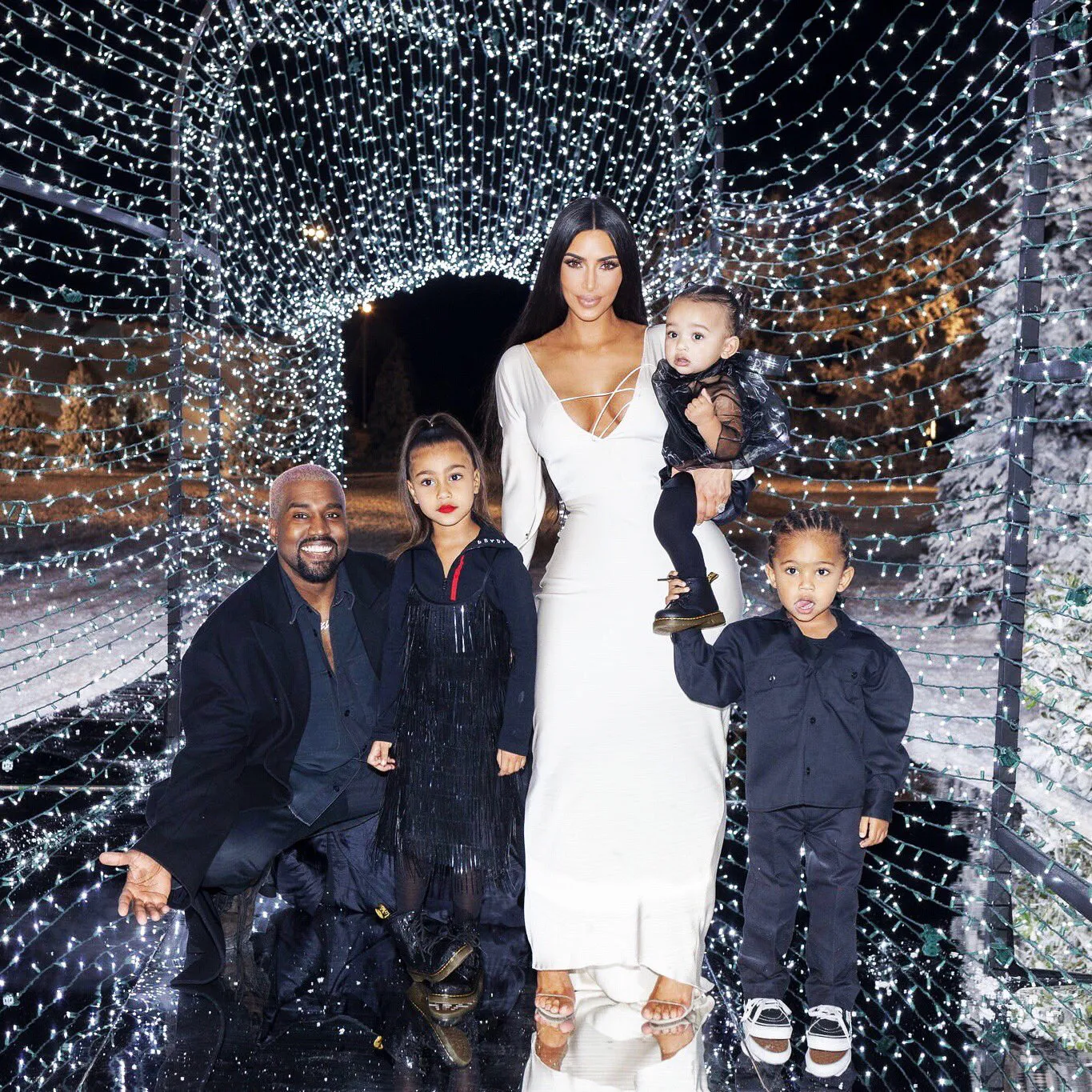 Kim Kardashian Proves Daughter North Can Fall Asleep Anywhere in Adorable Pic With Kanye West