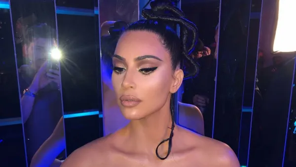 Kim Kardashian Wears Two More Revealing Thierry Mugler Dresses to His Exhibit Opening Party