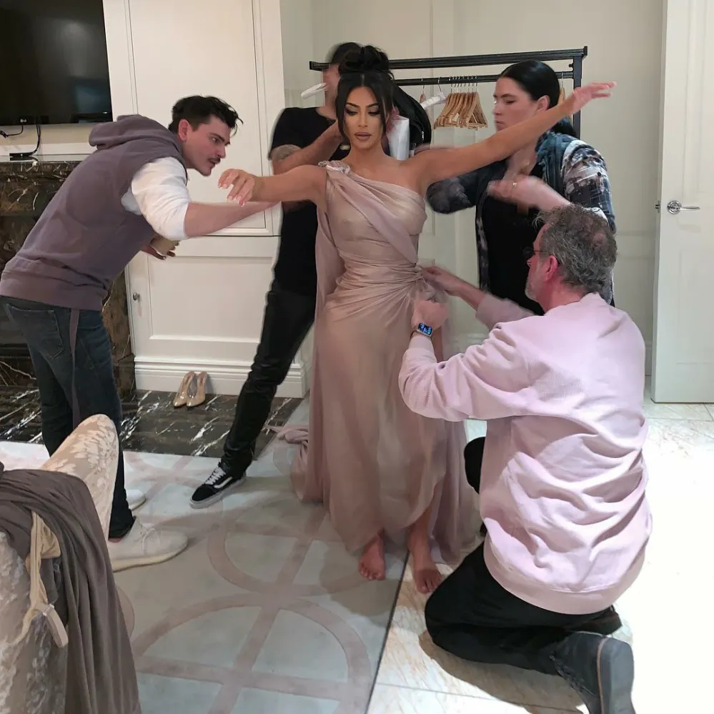 Kim Kardashian Wears Two More Revealing Thierry Mugler Dresses to His Exhibit Opening Party