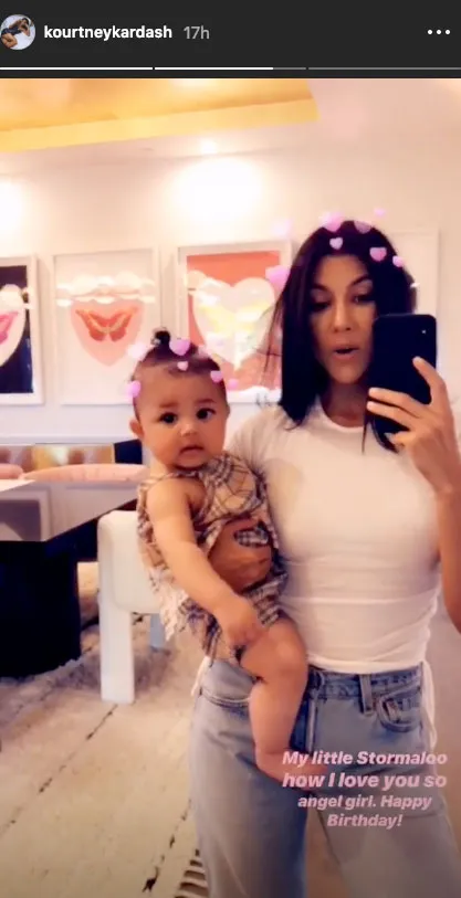 Kourtney Kardashian Blasts Fan Who Calls Her Out for Posting Scantily Clad Pic on Stormi&rsquo;s Birthday