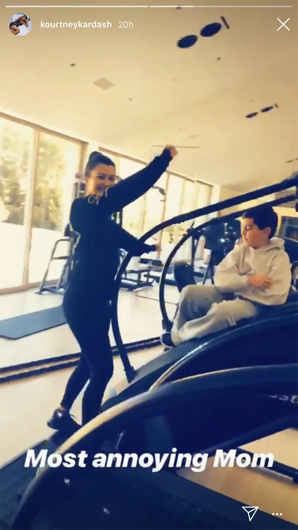 Kourtney Kardashian Embarrasses Her Son Mason, 9, With Her Dance Moves: &lsquo;Most Annoying Mom&rsquo;