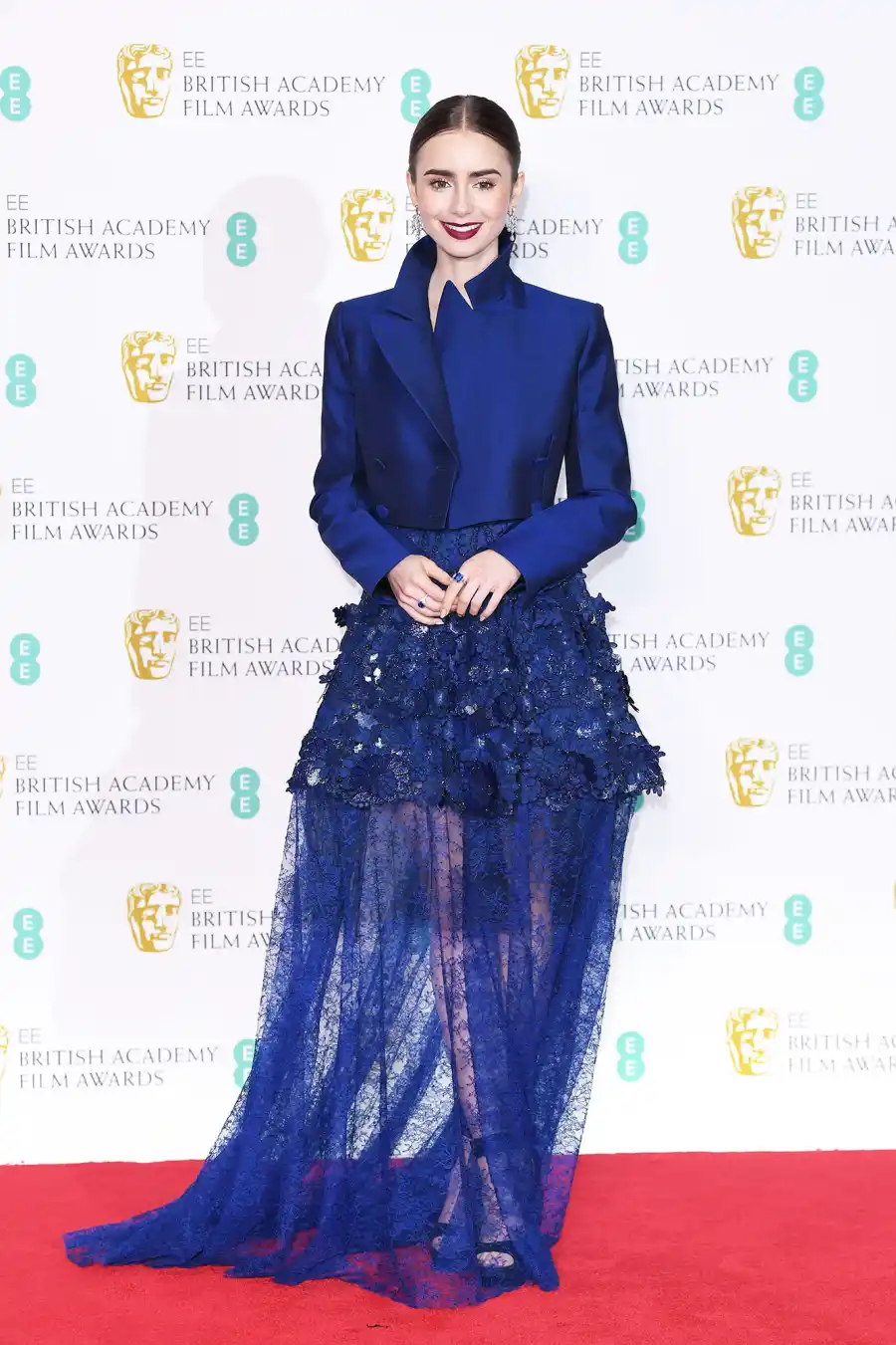BAFTAs 2019 Lily Collins