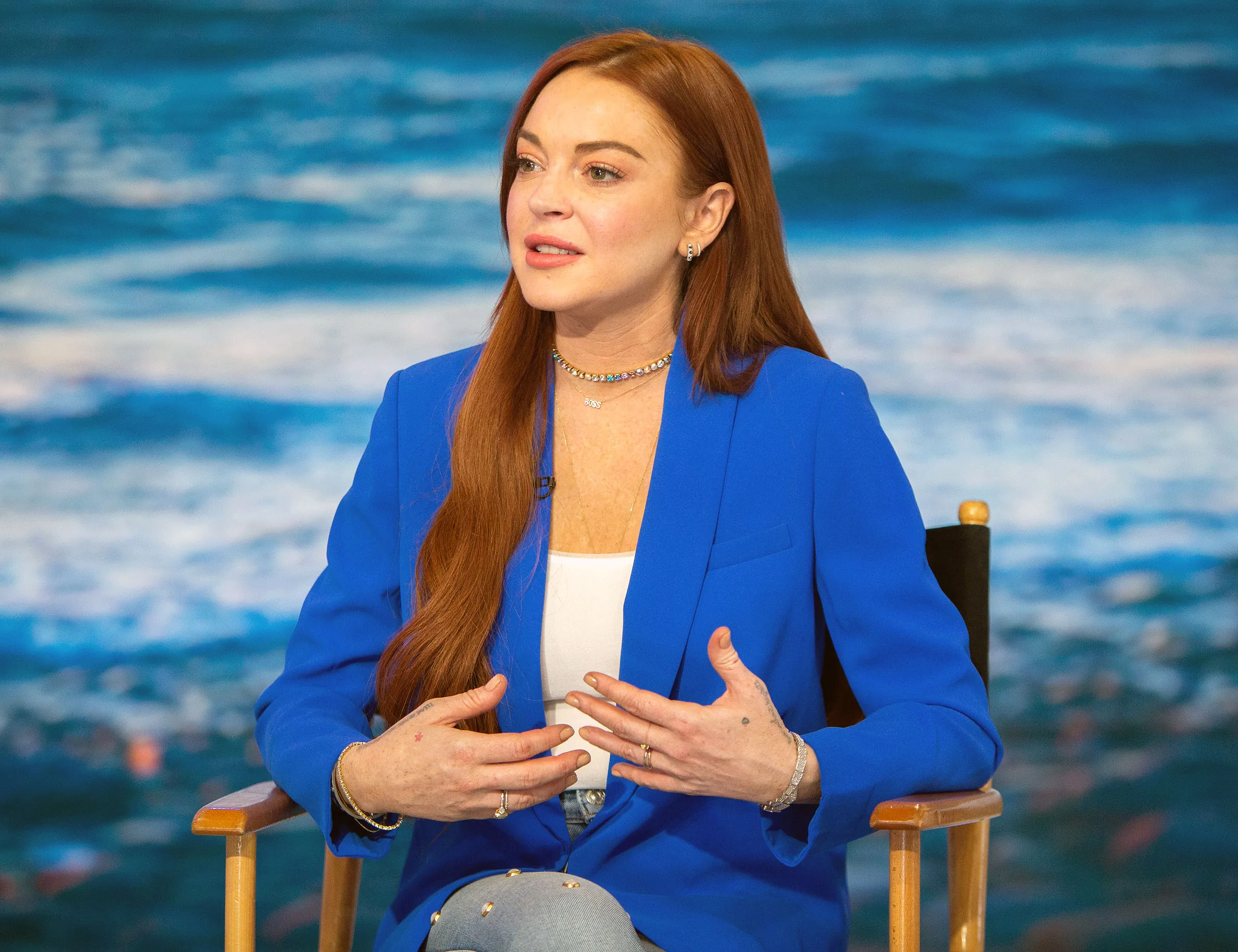 Lindsay Lohan Denies Slamming CBS After Dina's 'Big Brother' Stint-1
