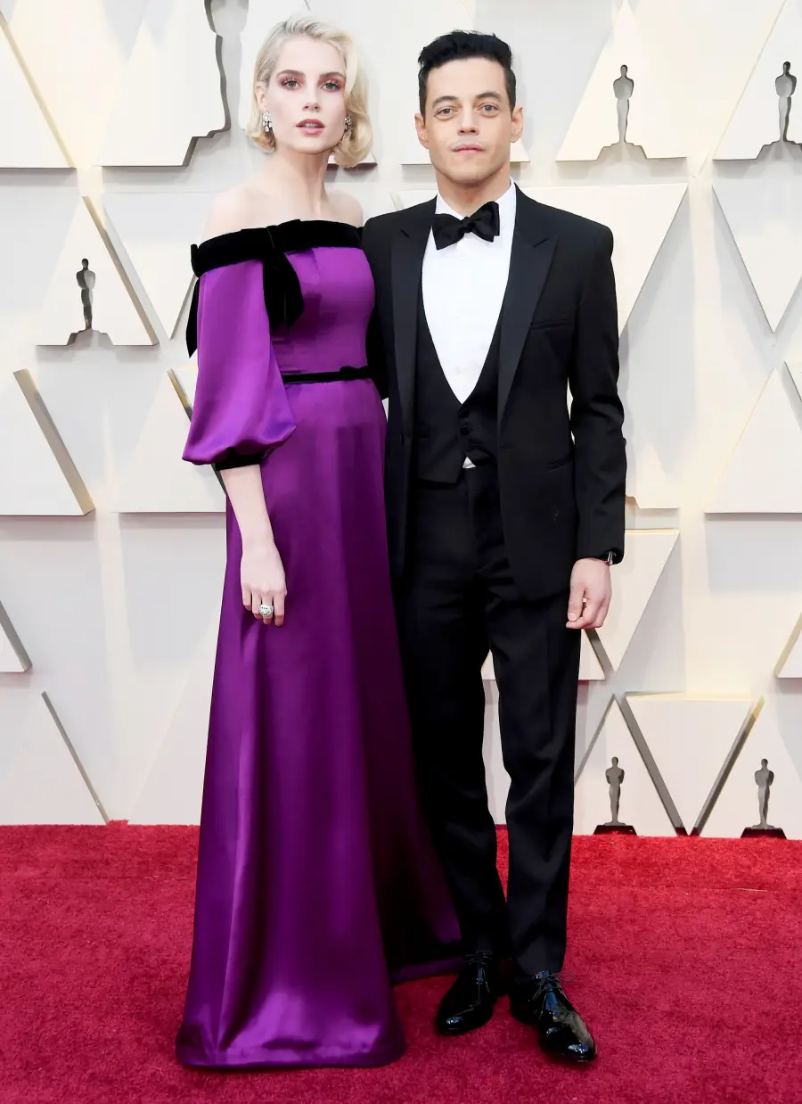 Lucy-Boynton-and-Rami-Malek-oscars-2019