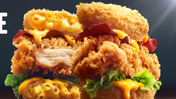 KFC's Mac 'N Cheese Zinger