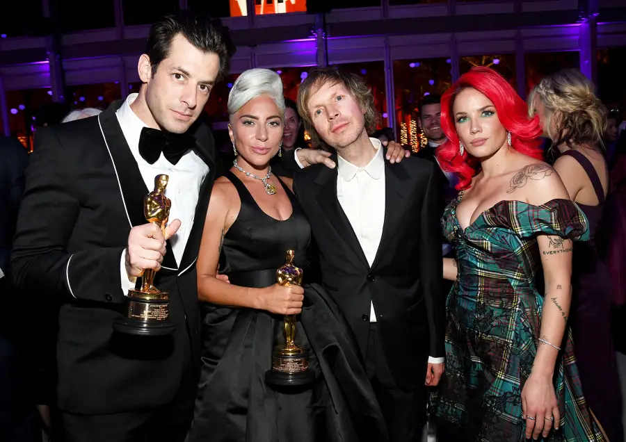 Oscars 2019 Afterparties Mark Ronson Lady Gaga Beck Halsey